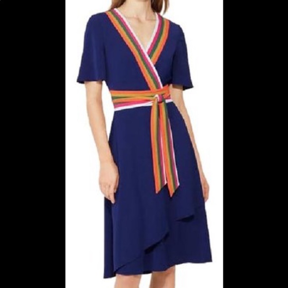 Tory Burch Peggy Wrap Dress *EUC* - Picture 5 of 9